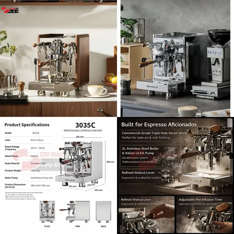 Coffee Equipment For Business - 【CHIMU HOME】เครื่องชงกาแฟเอสเพรสโซ่อัจฉริยะเชิงพาณิชย์ อุปกรณ์ชงกาแฟระดับมืออาชีพ สำหรับโรงแรม ธุรกิจ และพื้นที่เชิงพาณิชย์