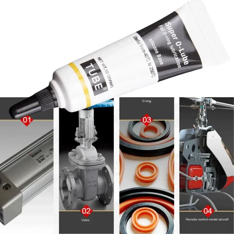 Coffee Equipment China - จาระบีซิลิโคนเกรดอาหารกันน้ํา O ซีลแหวนน้ํามันหล่อลื่นสําหรับกาแฟอุปกรณ์ห้องน้ําทนต่ออุณหภูมิต่ําสูง