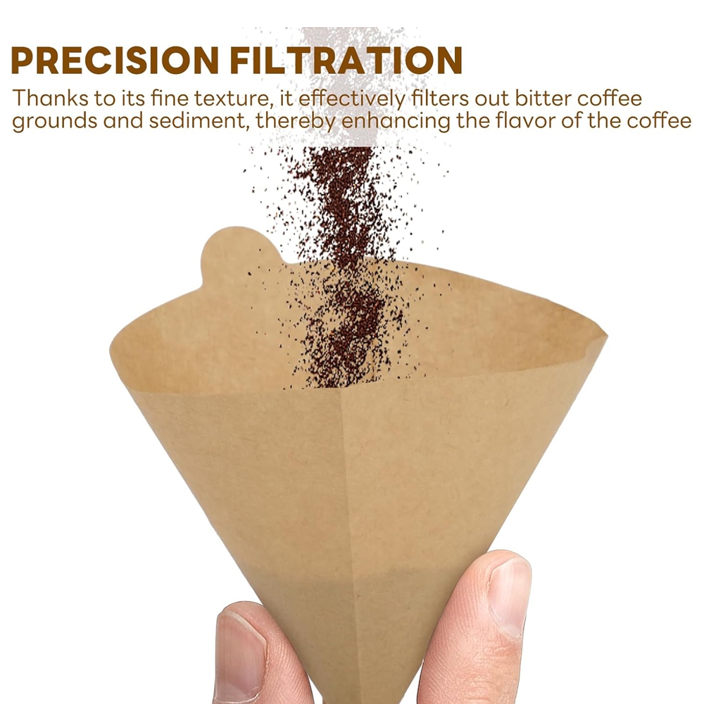 กรองกาแฟแบบกรวย 200 ชิ้น # กระ - Coffee Equipment Machine บทวิจารณ์และราคา