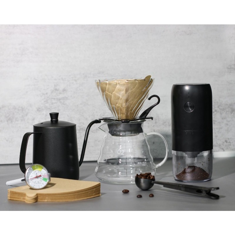กล่องของขวัญชุดหม้อกาแฟชงด้วยม - Coffee Equipment Gift Set บทวิจารณ์และราคา