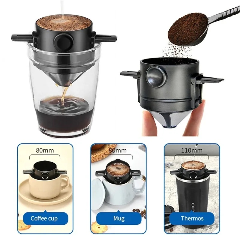 เครื่องชงกาแฟแบบพกพา ชุดเครื่อ - Coffee Equipment Pour Over บทวิจารณ์และราคา