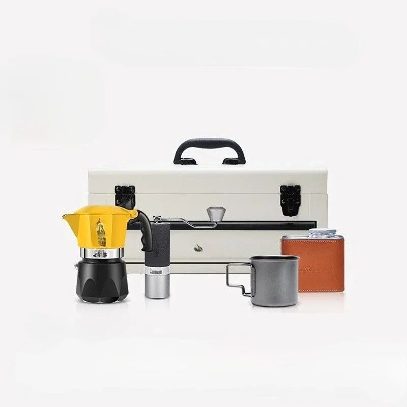 ชุดกาแฟสำหรับแคมป์ปิ้ง กล่องโม - Coffee Equipment Gift Set บทวิจารณ์และราคา