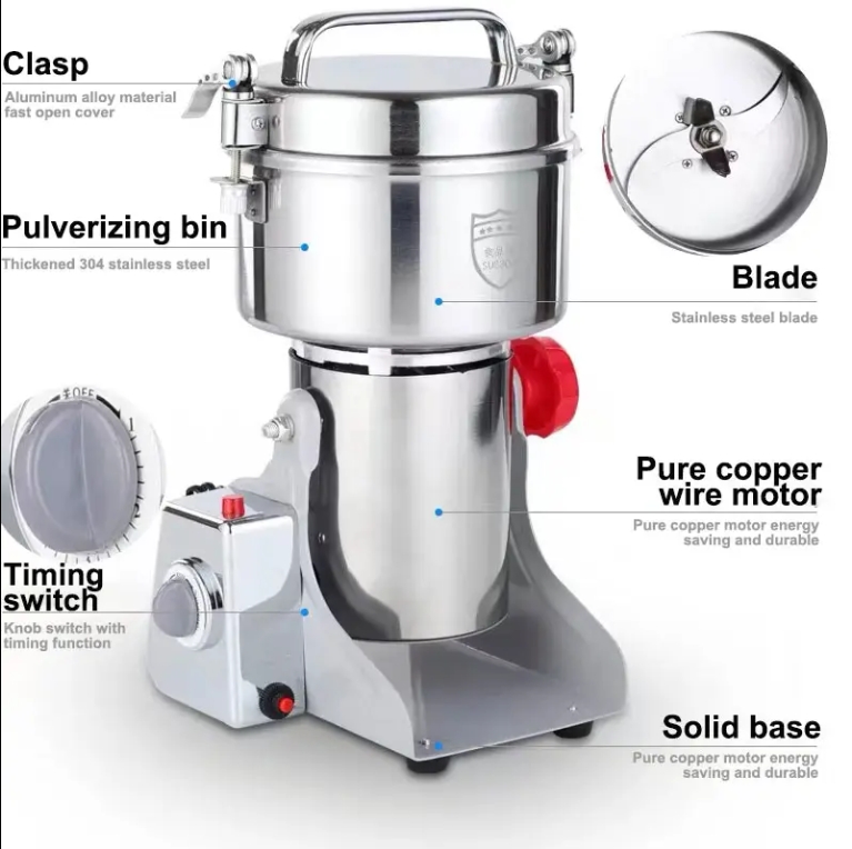 เครื่องบดแป้ง/บดข้าวโพด/บดกาแฟ - Coffee Equipment Machine บทวิจารณ์และราคา