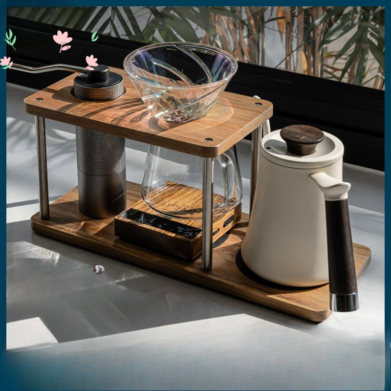 ขาตั้งไม้เนื้อแข็งสำหรับชงกาแฟ - Coffee Equipment Pour Over บทวิจารณ์และราคา