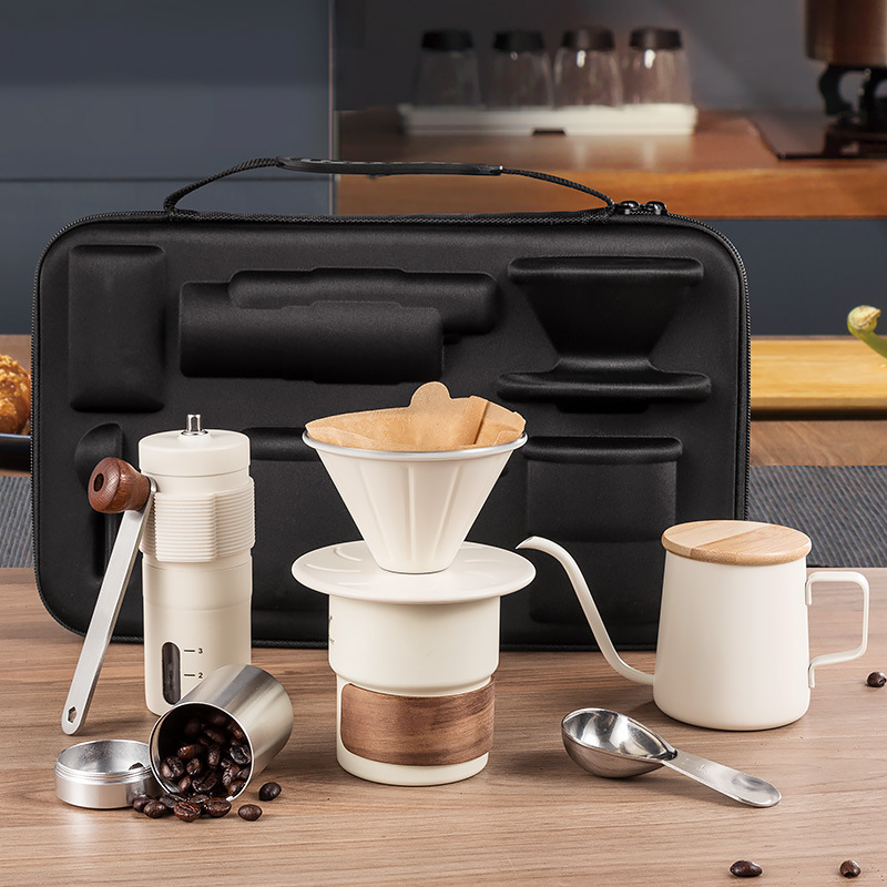 ชุดกาแฟดริปแบบพกพา เครื่องชงกา - Coffee Equipment Gift Set บทวิจารณ์และราคา