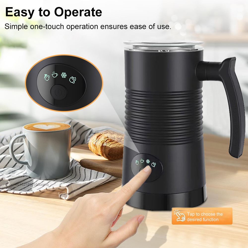 Frotherนมไฟฟ้าเครื่องโฟมนมสําห - Coffee Equipment Machine บทวิจารณ์และราคา