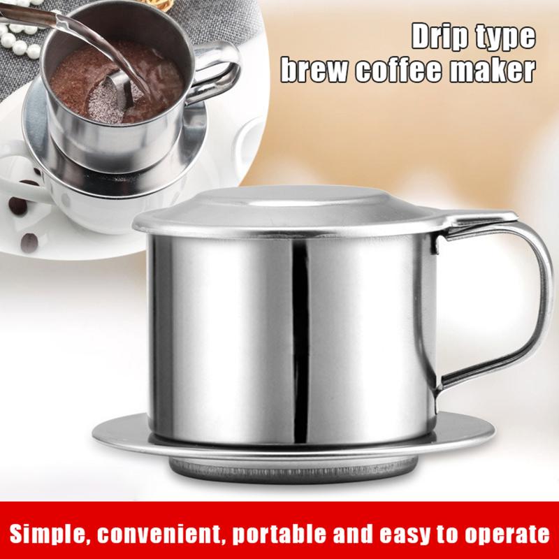 แก้วกรองกาแฟสแตนเลสแบบพกพา สำห - Coffee Equipment Machine บทวิจารณ์และราคา