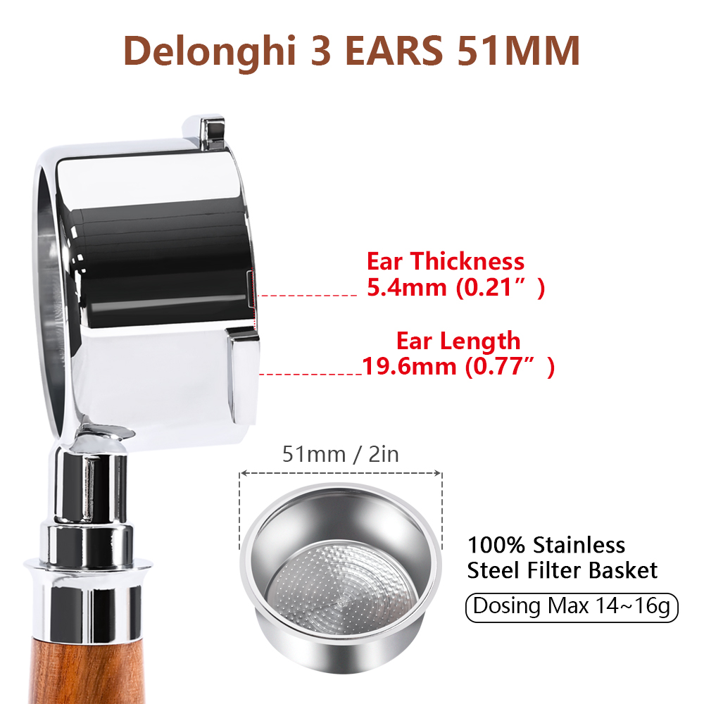 พอร์ทาฟิลเตอร์แบบไม่มีก้นขนาด  - Coffee Equipment Machine บทวิจารณ์และราคา