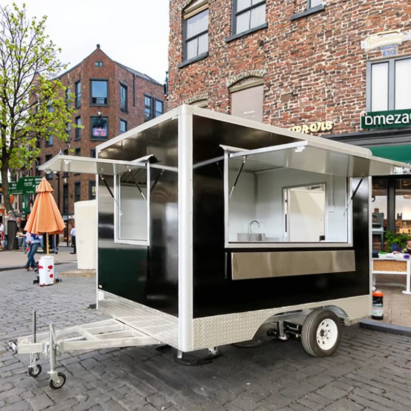 รถขายอาหารเคลื่อนที่ รถพ่วงขาย - Mobile Coffee Van Equipment บทวิจารณ์และราคา