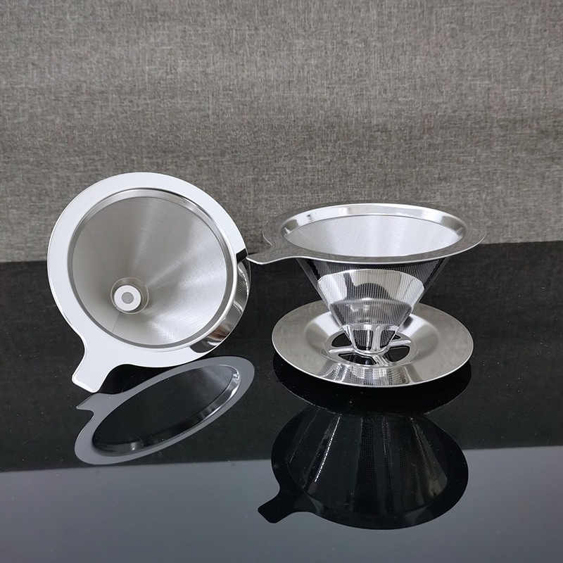 ที่กรองกาแฟแบบเท 304 สแตนเลสสต - Coffee Equipment Pour Over บทวิจารณ์และราคา