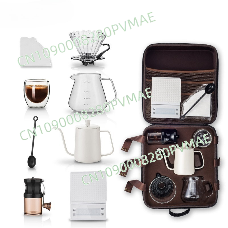 ชุดกาแฟดริปแบบพกพา สำหรับตั้งแ - Coffee Equipment Pour Over บทวิจารณ์และราคา