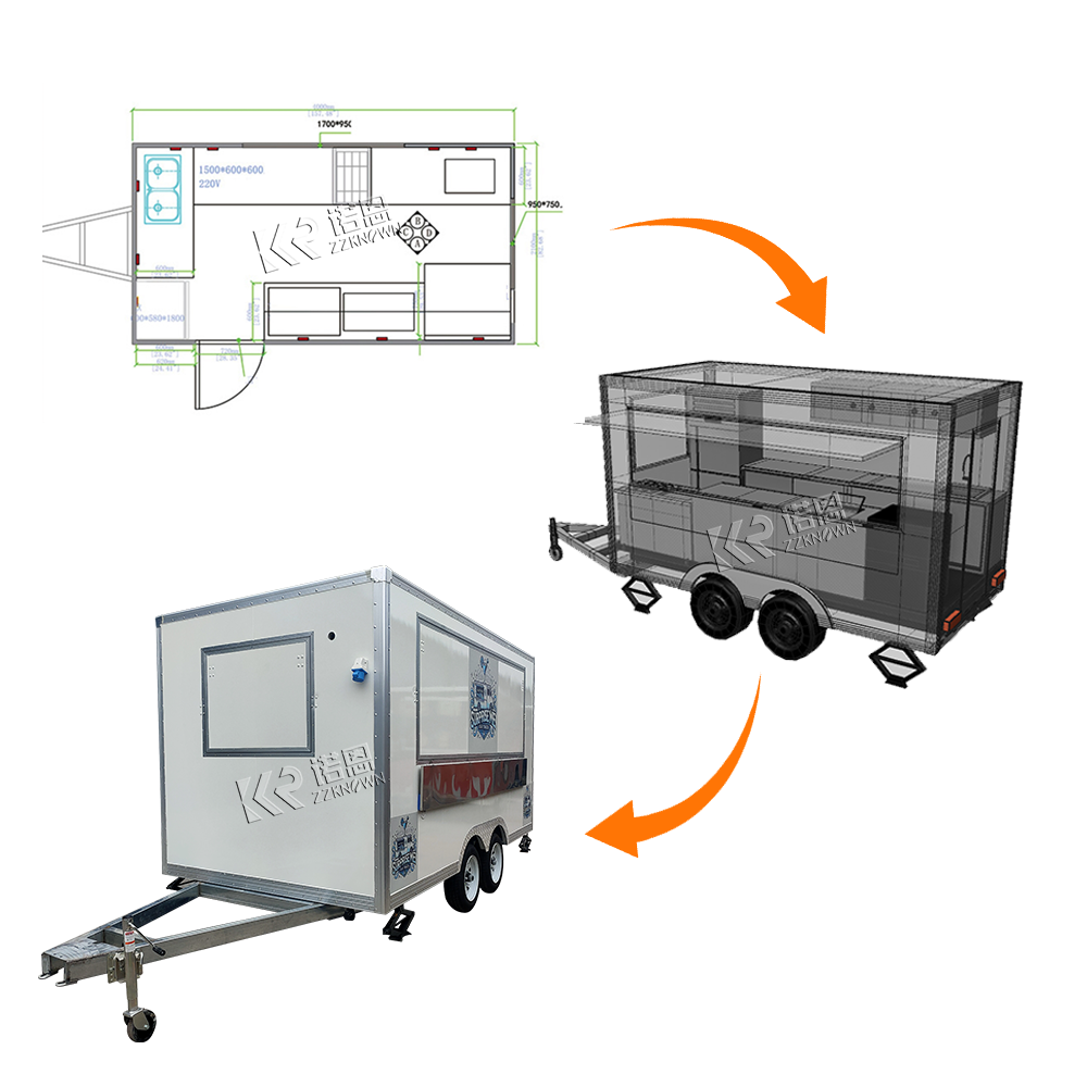 รถขายอาหารเคลื่อนที่แบบกำหนดเอ - Mobile Coffee Van Equipment บทวิจารณ์และราคา