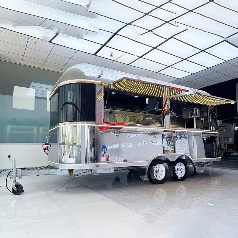 รถพ่วงขายอาหารแบบกำหนดเองพร้อม - Mobile Coffee Van Equipment บทวิจารณ์และราคา