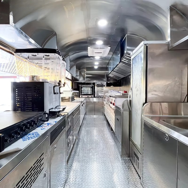 รถพ่วงขายอาหารแบบกำหนดเองพร้อม - Mobile Coffee Van Equipment บทวิจารณ์และราคา
