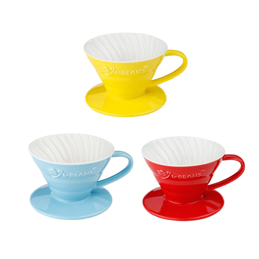กรองกาแฟเซรามิกแบบใช้ซ้ำได้ อุ - Coffee Equipment Pour Over บทวิจารณ์และราคา