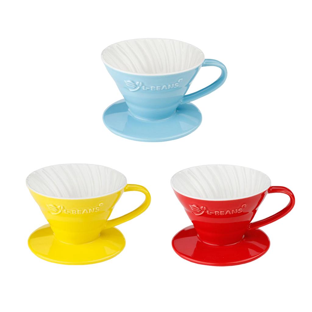 กรองกาแฟเซรามิกแบบใช้ซ้ำได้ อุ - Coffee Equipment Pour Over บทวิจารณ์และราคา