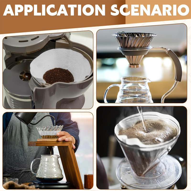 กระดาษกรองกาแฟ 2 ขนาด รูปตัว V - Coffee Equipment Machine บทวิจารณ์และราคา