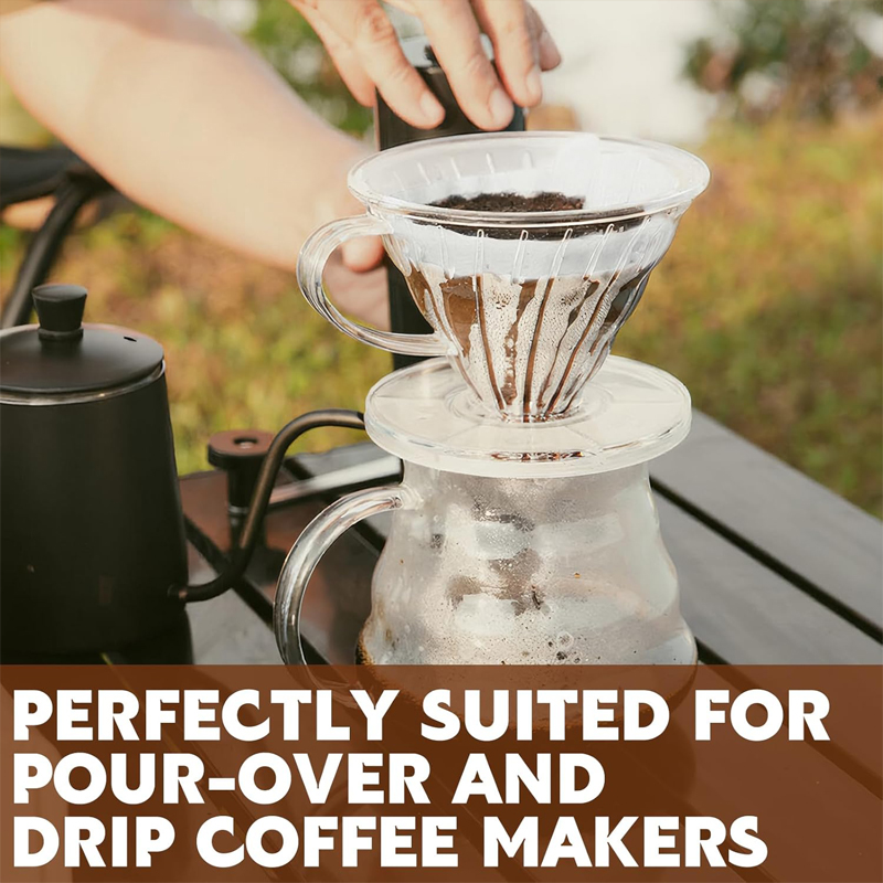 กระดาษกรองกาแฟ 2 ขนาด รูปตัว V - Coffee Equipment Machine บทวิจารณ์และราคา