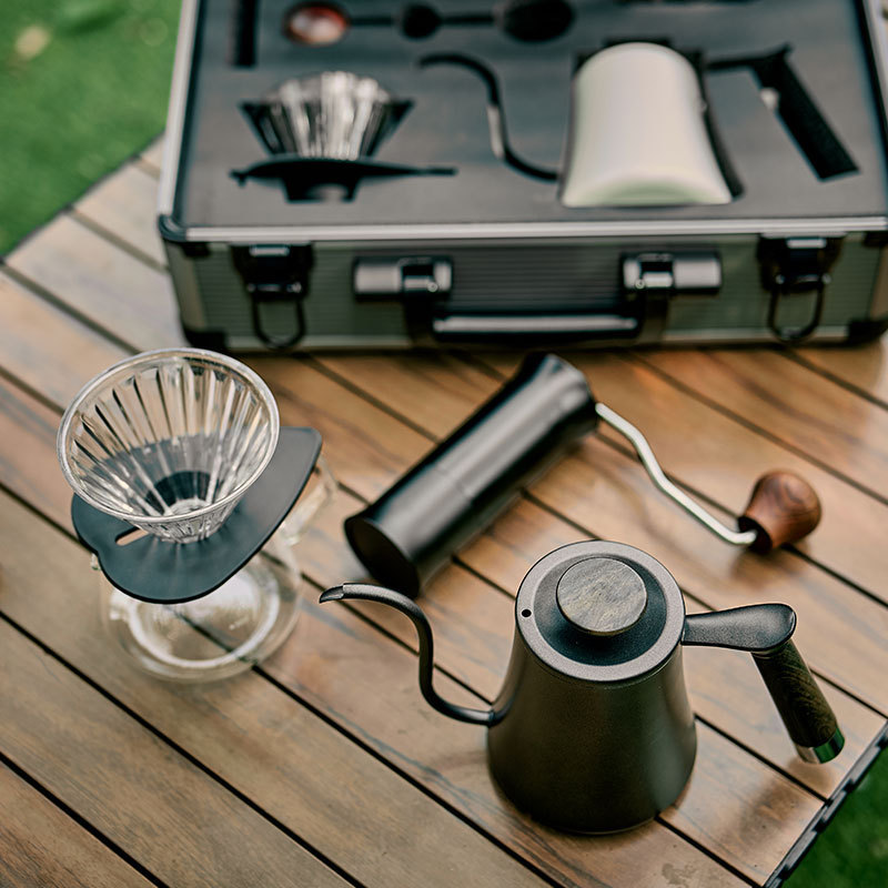 ชุดอุปกรณ์ชงกาแฟพกพาแบบมือหมุน - Coffee Equipment Gift Set บทวิจารณ์และราคา