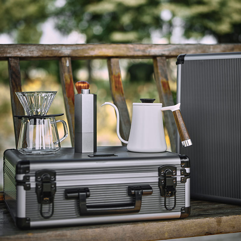 ชุดอุปกรณ์ชงกาแฟพกพาแบบมือหมุน - Coffee Equipment Gift Set บทวิจารณ์และราคา