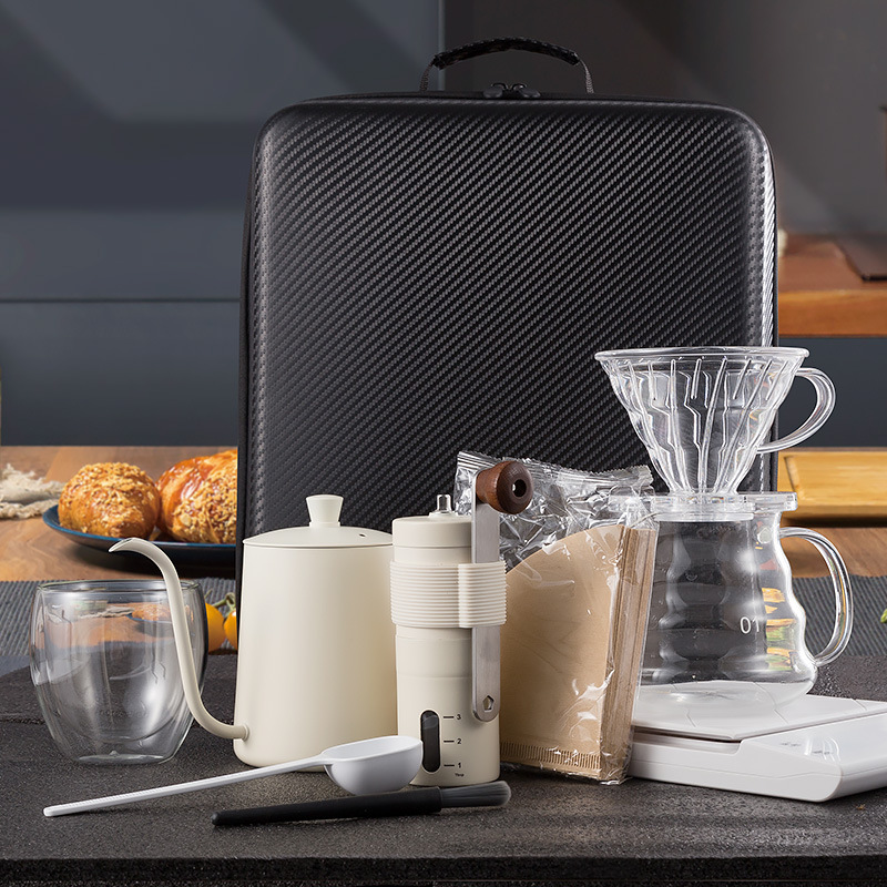 ชุดกาแฟแบบครบชุด, เครื่องบดแบบ - Coffee Equipment Kit บทวิจารณ์และราคา