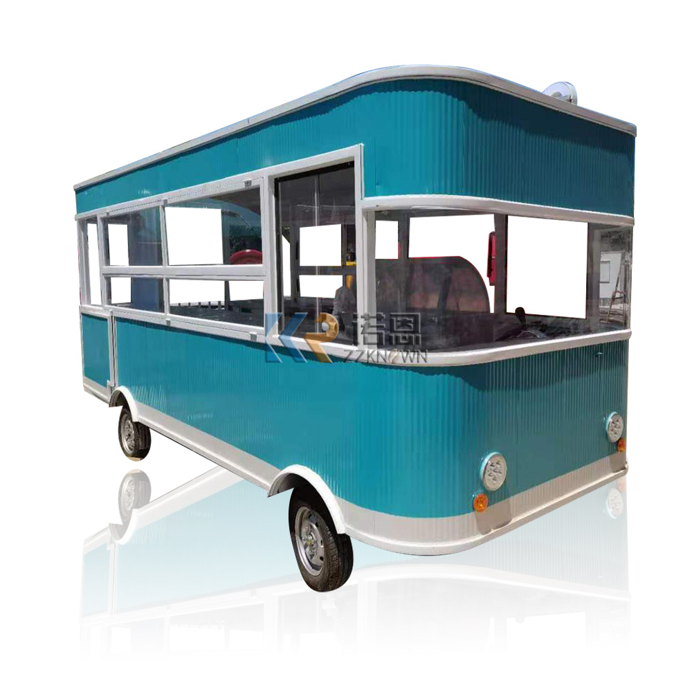 ในสต็อก 5M รถบรรทุกอาหารมือถือ - Mobile Coffee Van Equipment บทวิจารณ์และราคา